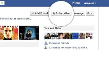Facebook incorpora un sistema de suscripciones como en Twitter