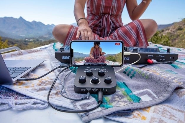 Descubre GO: MIXER PRO-X, un mixer portátil lanzado por Roland para transmisiones en vivo