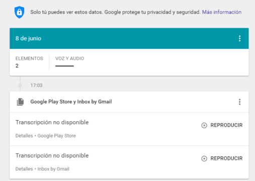 Privacidad: Descubre aquí todos los Audios que GOOGLE ha grabado de tu Teléfono Móvil sin que te des cuenta.
