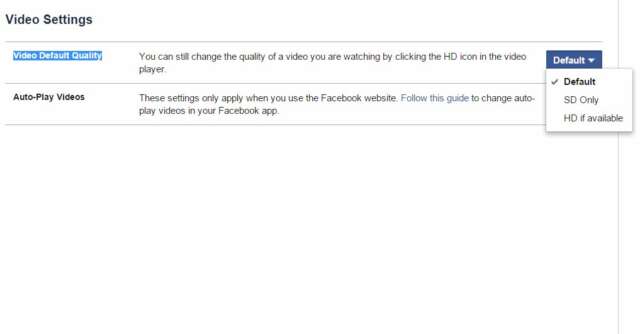 Cómo ver los VIDEOS de Facebook siempre en HD