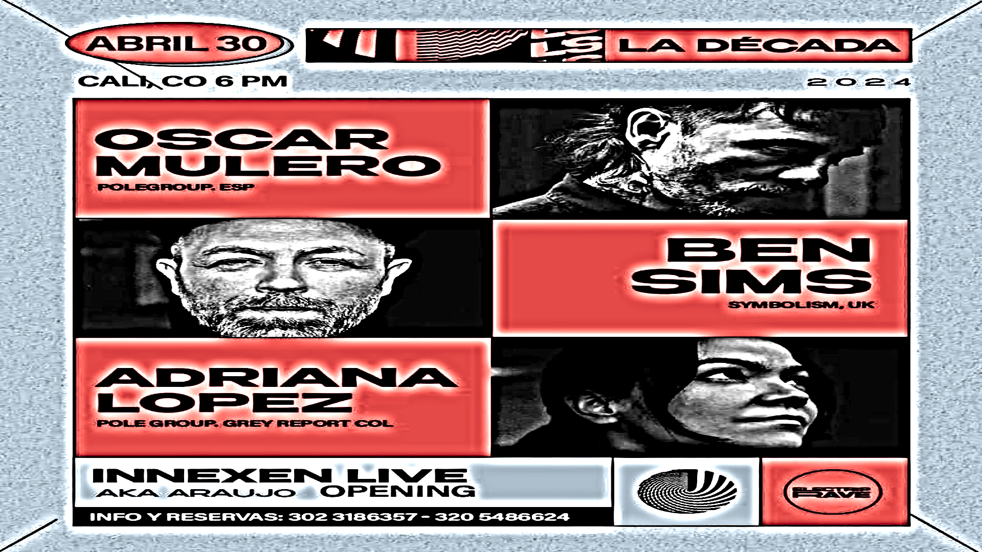 CALI celebra LA DÉCADA de la mano de ADRIANA LÓPEZ, BEN SIMS & OSCAR MULERO en el LEGEND SERIES 2024