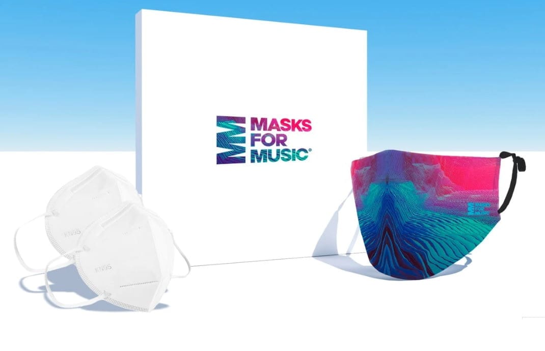 Masks for Music, la mascarilla solidaria para ayudar la industria musical global