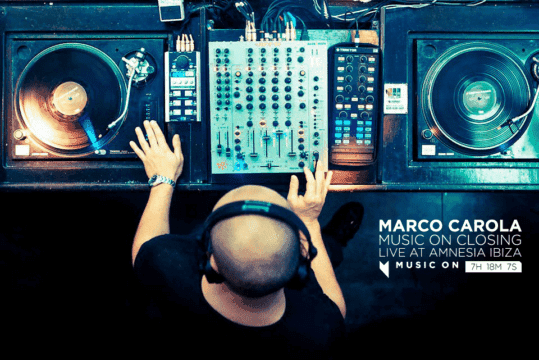 Marco Carola regala su set del cierre de Amnesia Ibiza