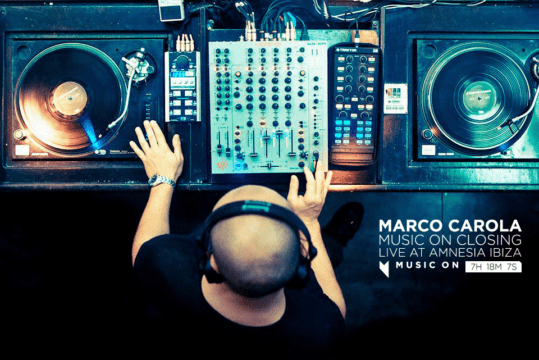 Marco Carola regala su set del cierre de Amnesia Ibiza