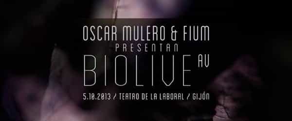 Óscar Mulero y Fium presentan Biolive…