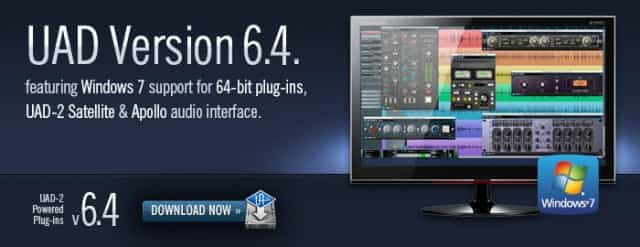 UAD soporta por fin 64-bit en Windows 7