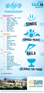Programación oficial FINAL FREEDOM 2013.