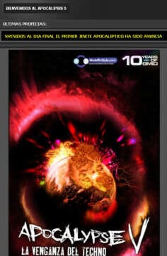 THE APOKALYPSE 5: Salva tu alma bailando en la Venganza del TECHNO! Lee aquí las profecias mayas.