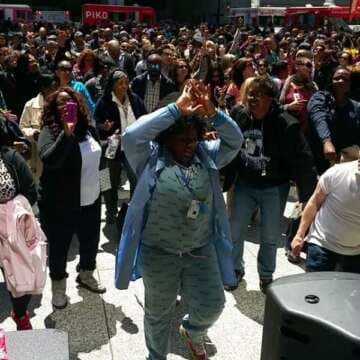 Video: Chicago baila House a la hora del almuerzo