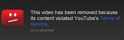 YouTube veta los vídeos de Anonymous