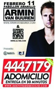Sponsored: Últimos Tickets para Armin Van Buuren a $147.000 + Camisa (Totalmente Gratis) ADOMICILIO 4447179 VAN A SUBIR DE PRECIO