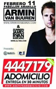 Sponsored: HOY SÁBADO ARMIN VAN BUUREN en Medellín ► Últimos Tickets a $ 147.000 Comprala YA ADOMICILIO 4447179 LLAMA YA (Horario de Atención hasta las 7 PM)
