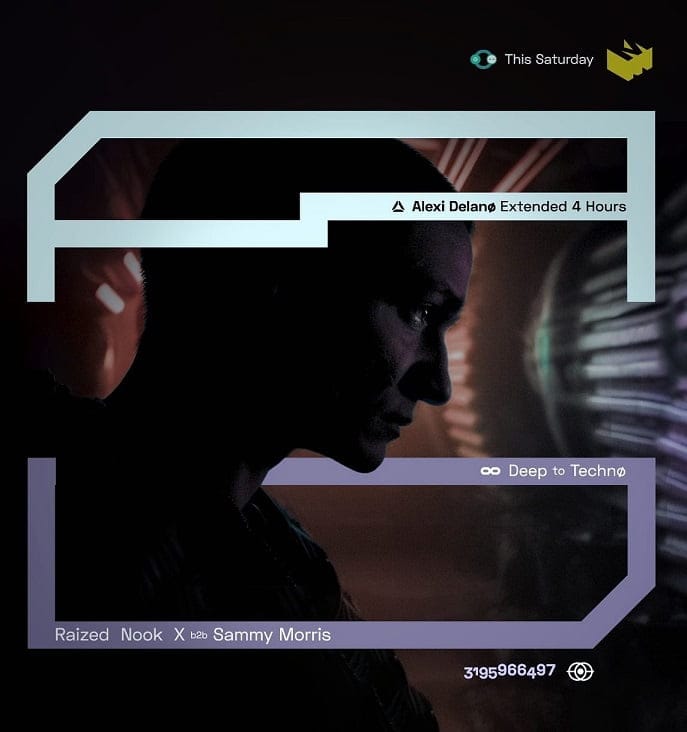 Este sábado ALEXI DELANO con refinado Extended en Moderna ¡Deep To Techno!