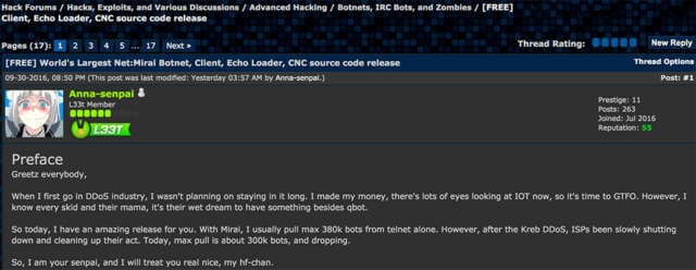 Venganza de Assange? Mirai Botnet: Cómo Hackers pusieron el mundo a sus piés utilizando dispositivos de uso diario