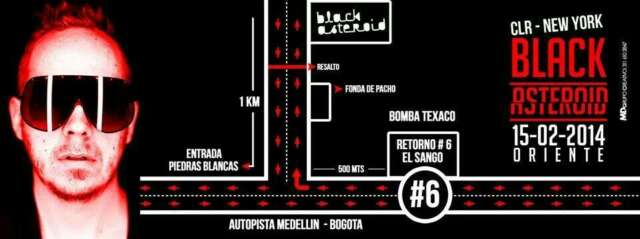 Este Sábado BLACK ASTEROID en Oriente (Ver Fotos & Mapa) A LA VENTA YA A DOMICILIO 3004885656 & GANA