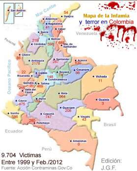 Siguen las víctimas por minas antipersonal en Colombia, ¡basta!