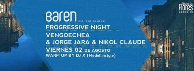 Hoy viernes en Baren Bar (Lleras) Jorge Jara & Nikol Claude + Dj X + Vengoechea