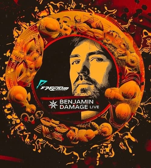 El innovador del techno británico Benjamin Damage debutara con su live en el FREEDOM 2021