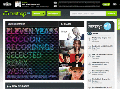 Los nuevos cambios de Beatport.com