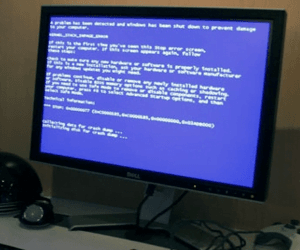 El mejor screensaver para Windows.... BlueScreen Screen Saver v3.2.