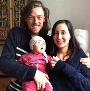 Familia alemana que vive sin dinero.