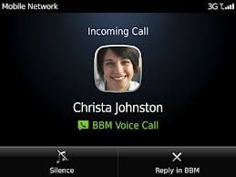 Blackberry Messenger 7: Llamadas gratis en WIFI si ambos están conectados.