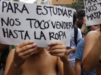 Estudiantes realizarán mañana jueves jornada nacional de protesta en toda Colombia