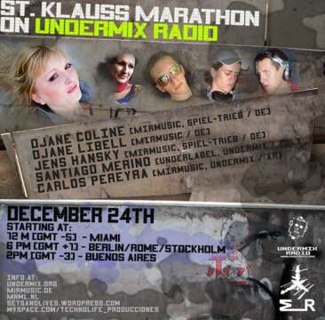 St. Klauss Marathon on UNDERMIX RADIO