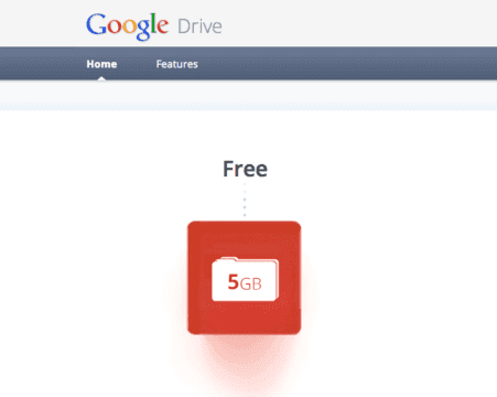 Llegó Google Drive con 5 GB gratis para sus usuarios