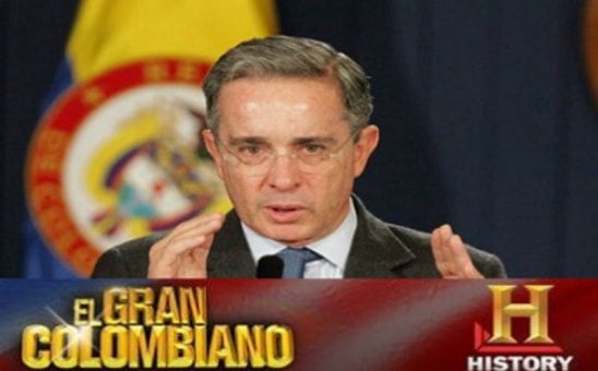 La relación de Alvaro Uribe con History Channel