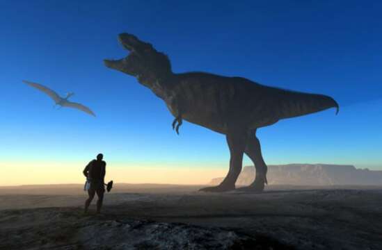 Un museo asegura contar con pruebas de que humanos y dinosaurios coexistieron