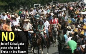 No habrá cabalgata en la Feria de las Flores