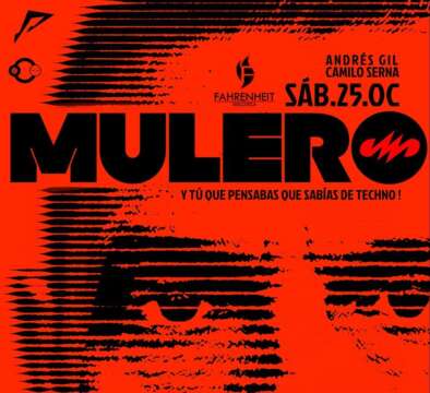 OCT 25 | OSCAR MULERO @ FAHRENHEIT Hasta las 6 AM #gmid TICKETS A $40.000