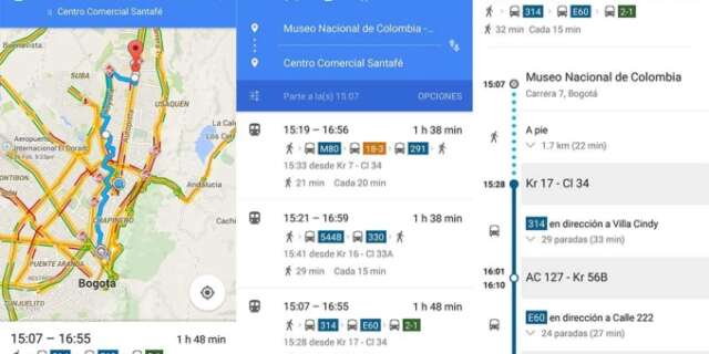 Google Transit: Metro de Medellín