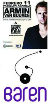 Lanzamiento (primera preventa $117.000) ARMIN VAN BUUREN @ Baren
