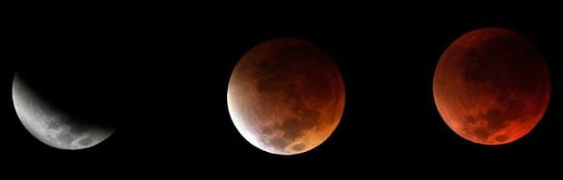 HOY al atardecer habrá eclipse total de Luna.