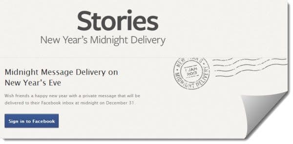 Facebook permite programar mensajes privados de “¡Feliz Año Nuevo!”