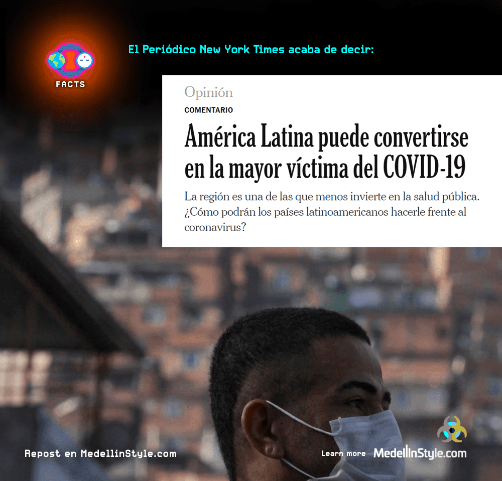América Latina puede convertirse en la mayor víctima del COVID-19