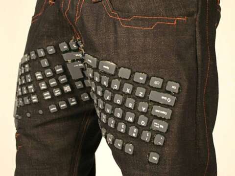 Inventan Pantalones con mouse y teclado