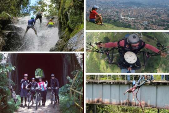 Donde los amantes de la aventura puede ir en Medellín