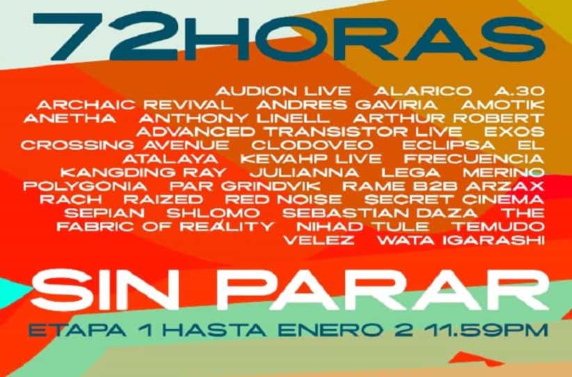 Por primera vez el FREEDOM FESTIVAL será de 72 horas SIN PARAR
