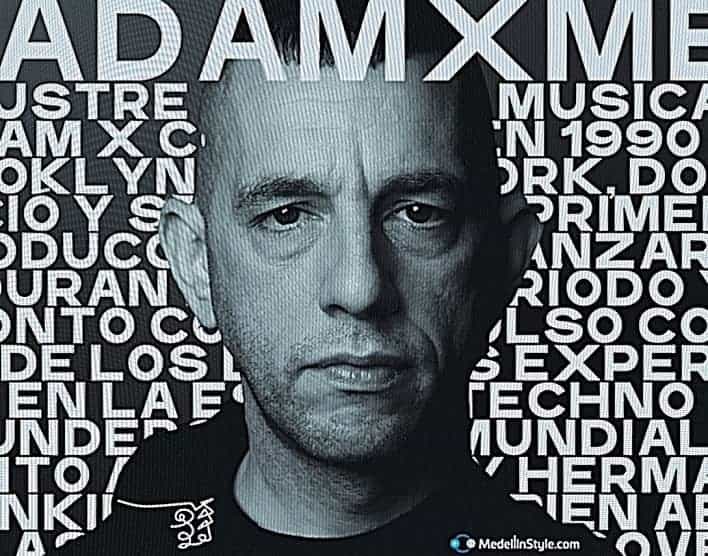 El originador del Industrial y el EBM: ADAM X desde Brooklyn de visita por Medellín y en exclusiva para 250 personas