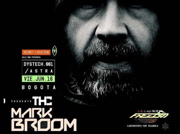 Modo calentamiento con MARK BROOM para este viernes en Bogotá en el Lanzamiento Freedom