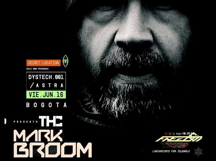 Modo calentamiento con MARK BROOM para este viernes en Bogotá en el Lanzamiento Freedom