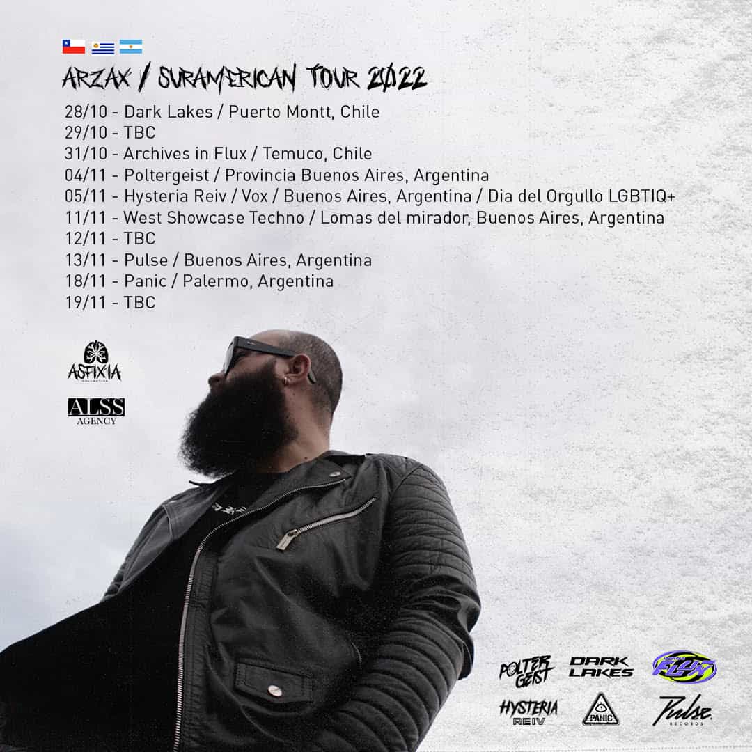 ARZAX inicia su primer tour por Sur America