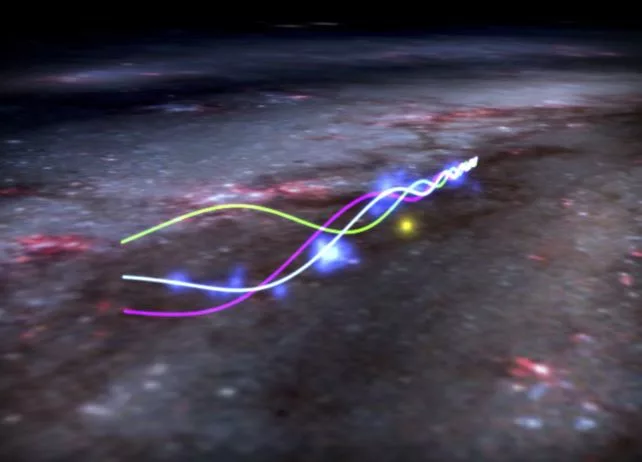 Descubrimiento de una misteriosa estructura ondulatoria en nuestra galaxia