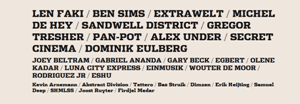 Soenda Festival 2012 / LINE UP
