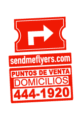 EVENTOS COMERCIALIZADOS POR SENDMEFLYERS.COM Y SU LÍNEA ÚNICA DE DOMICILIOS GRATIS 4441920
