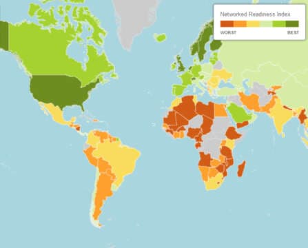 Las mejores economías del mundo en el 2015, aún el 60% sigue offline