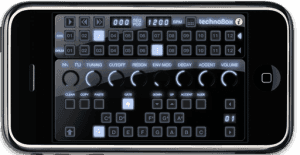 La IPHONE app mas ACIDECENTE: TECHNOBOX! 303, 808, 909 drum machines y hasta más!
